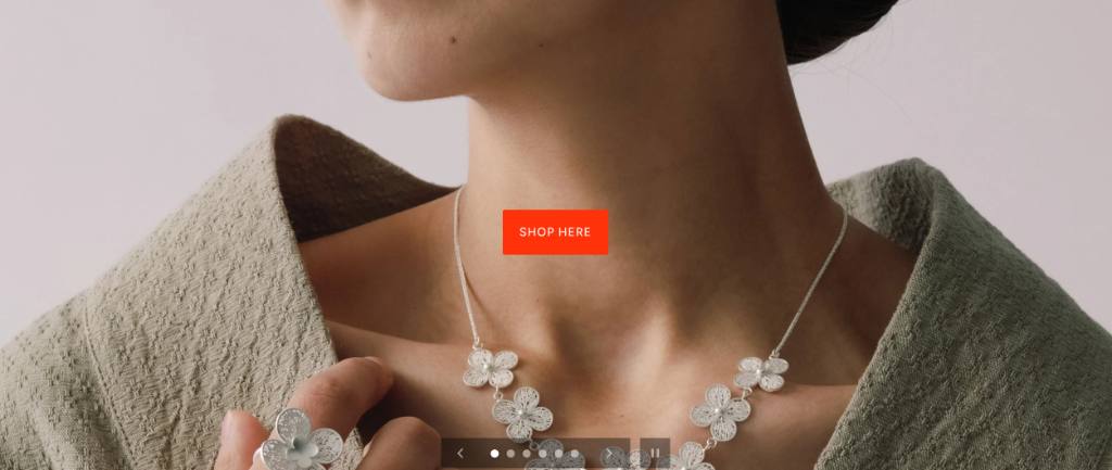 Handcrafted necklace